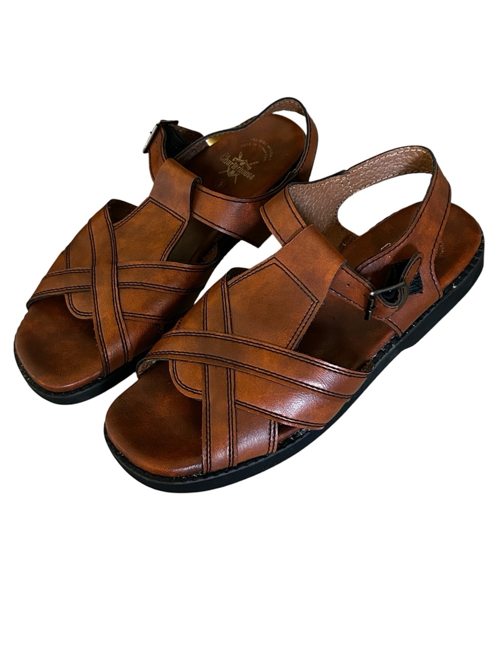 Men's Charter House Cross-Strap Sandals
